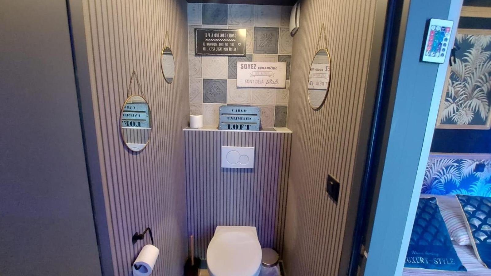 Loveroom Sauna, Balneo, Parking Prive Dans Le Centre De 翁弗勒尔 外观 照片